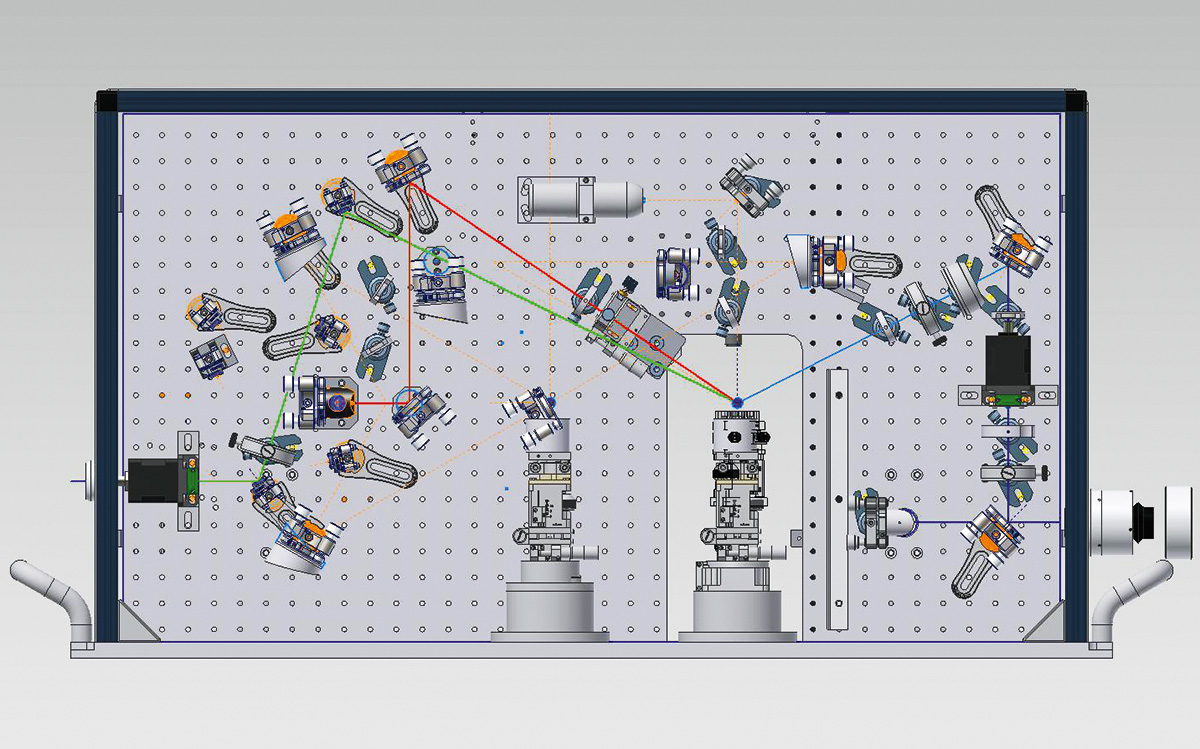 Classic + Phase sensitive versions in one unit. ��Classic�� configuration.<br>Tunable beam size for IR beam. Beams are Focused with Lens. (BaF₂ lens for IR beam). ��Classic�� configuration. IR 2.3-10 &micro;m (up to 16 &micro;m).