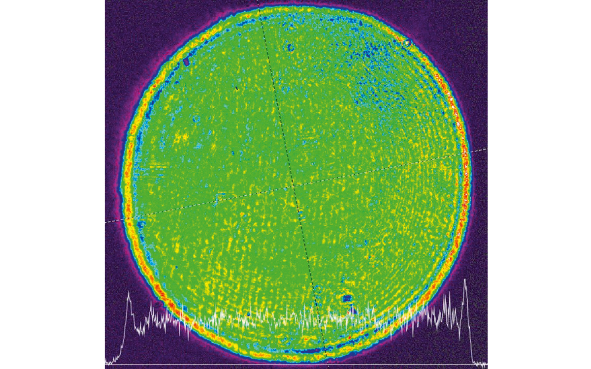 Typical beam profile of 
ANL SLM laser system 30 cm from output at 532 nm