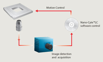 Nano-Cyte feedback control diagram