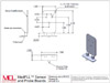 AFM sensor probe board drawing