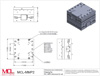 drawing of motorized micropositioning stage