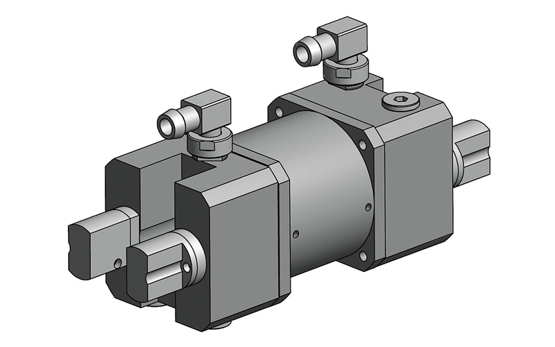 2MA12-58 / 2MA12-90 models pump chambers has been designed for two flashlamps